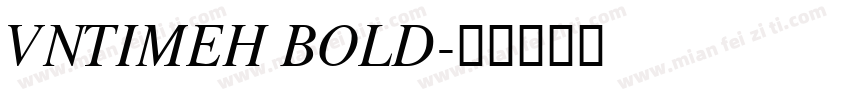 VnTimeH Bold字体转换